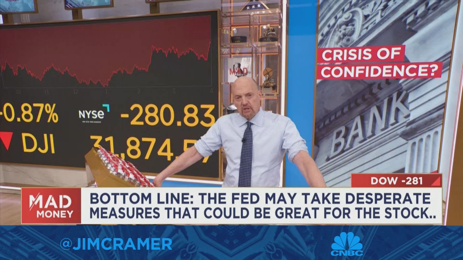Cramer says the Fed may need to take drastic measures