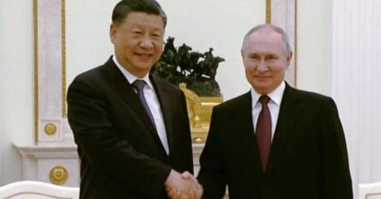 China’s President Xi Jingping meets with Russian President Putin in Moscow