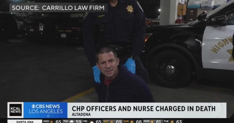 CHP officers and nurse charged with involuntary manslaughter for 2020 death