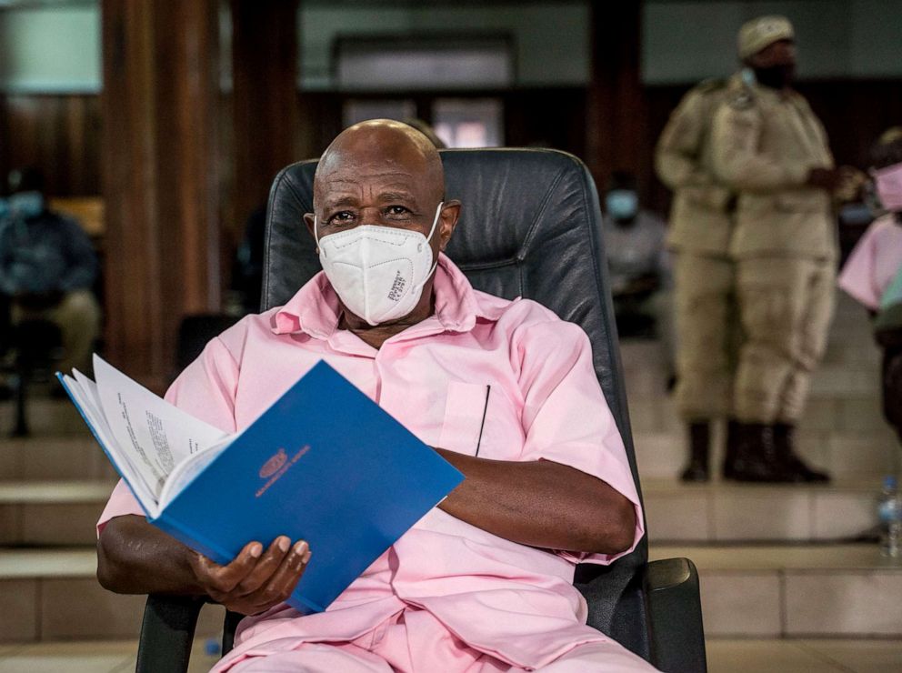 PHOTO: In this Feb. 17, 2021 file photo Paul Rusesabagina attends a court hearing in Kigali, Rwanda.