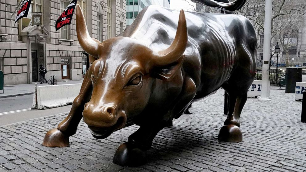 PHOTO: The Charging Bull, or Wall Street Bull, is pictured in New York City, Jan. 16, 2019.