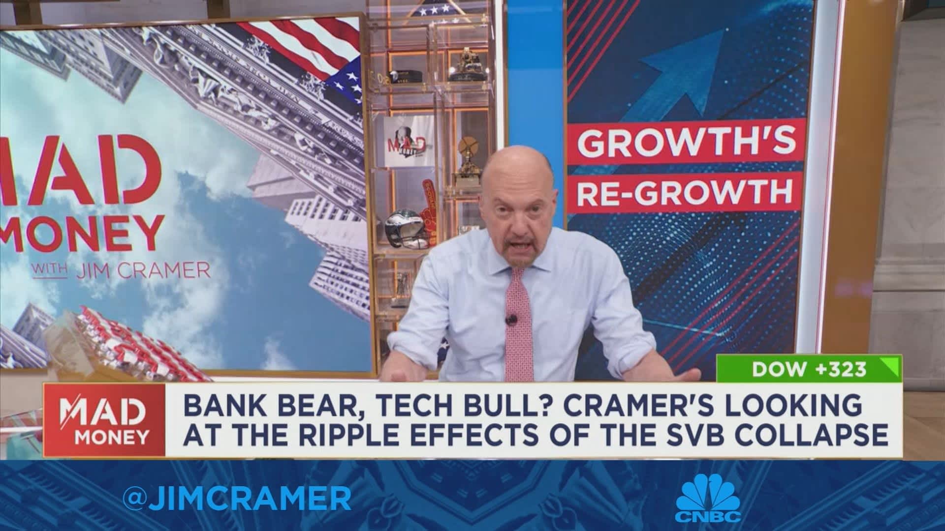 Bank Bear, Tech Bull? Cramer's looking at the ripple effects of the SVB collapse