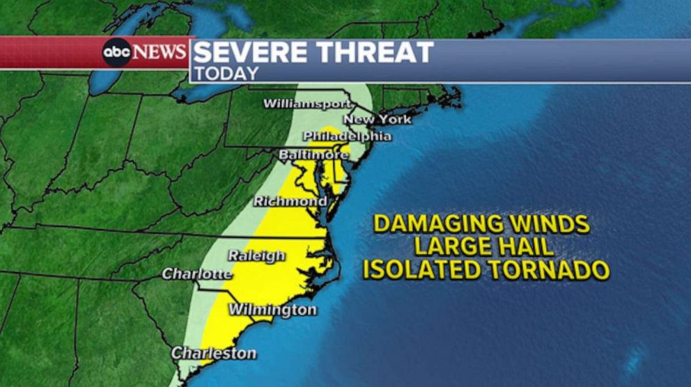 PHOTO: Severe threat weather graphic