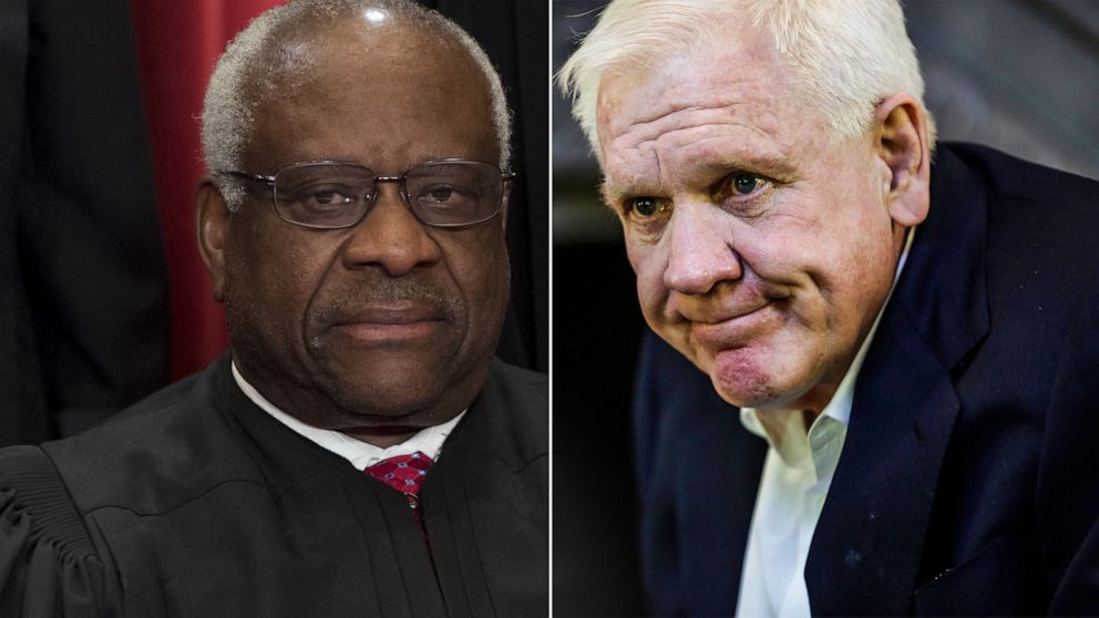 PHOTO: Clarence Thomas and Harlan Crow