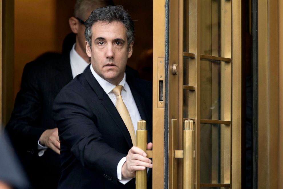 PHOTO: Michael Cohen leaves federal court in New York, Aug. 21, 2018.