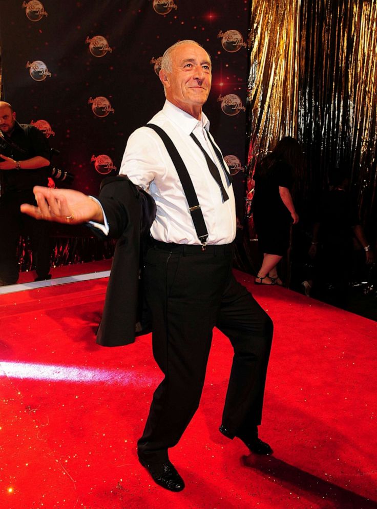 PHOTO: Len Goodman poses as he arrives for the "Strictly Come Dancing" photocall at Elstree Studios, London, Sept 3, 2013.