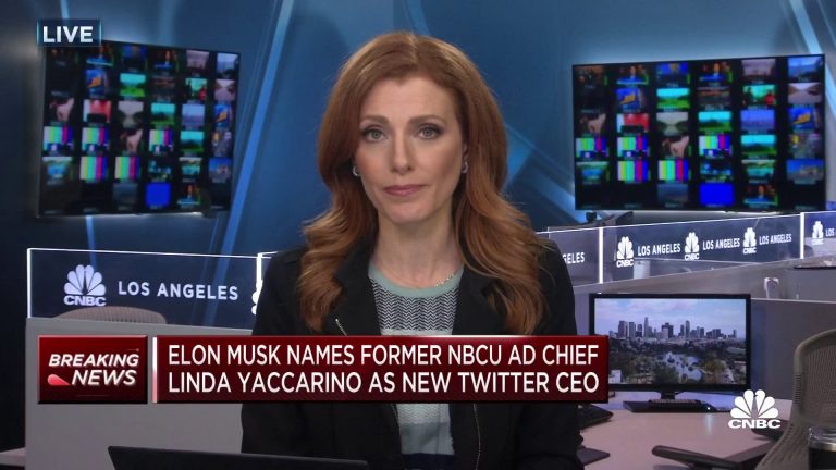 Elon Musk hires ex-NBCUniversal ad chief Linda Yaccarino to be Twitter’s CEO