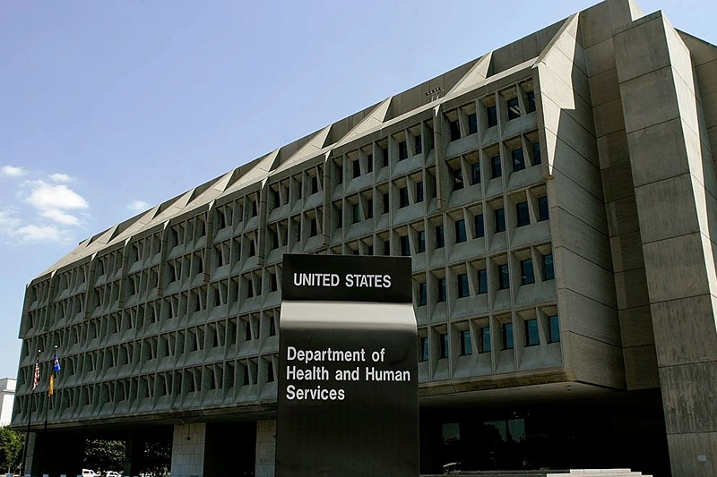 WASHINGTON - AUGUST 16: The U.S. Department of Health and Human Services building is shown August 16, 2006 in Washington, DC. The HHS Building, also known as the Hubert H. Humphrey Building, is located at the foot of Capitol Hill and is named for Humphrey, who served as a U.S. senator from Minnesota and Vice President of the United States. (Photo by Mark Wilson/Getty Images)