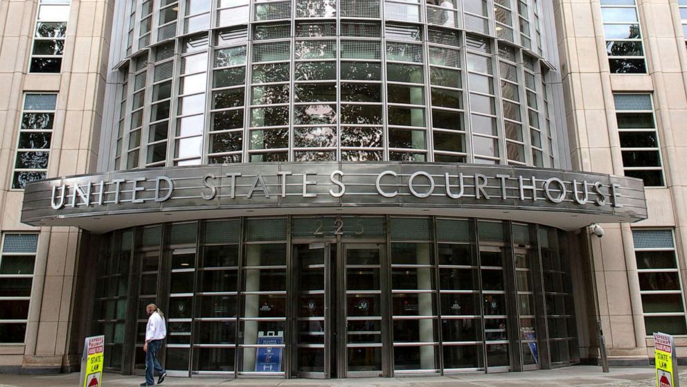 PHOTO: The Brooklyn federal courthouse in Brooklyn, N.Y., Aug. 9, 2021.