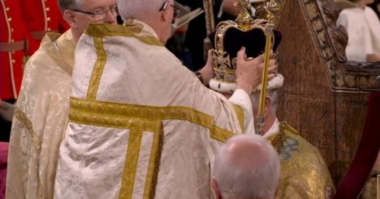 Watch: King Charles III is crowned at coronation ceremony