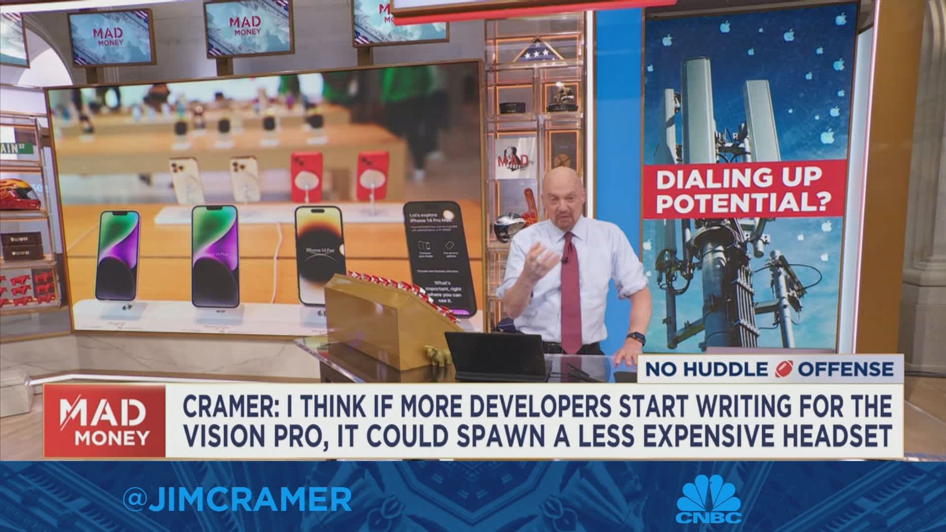 Cell carriers could find opportunity in selling Apple Vision Pro, says Jim Cramer