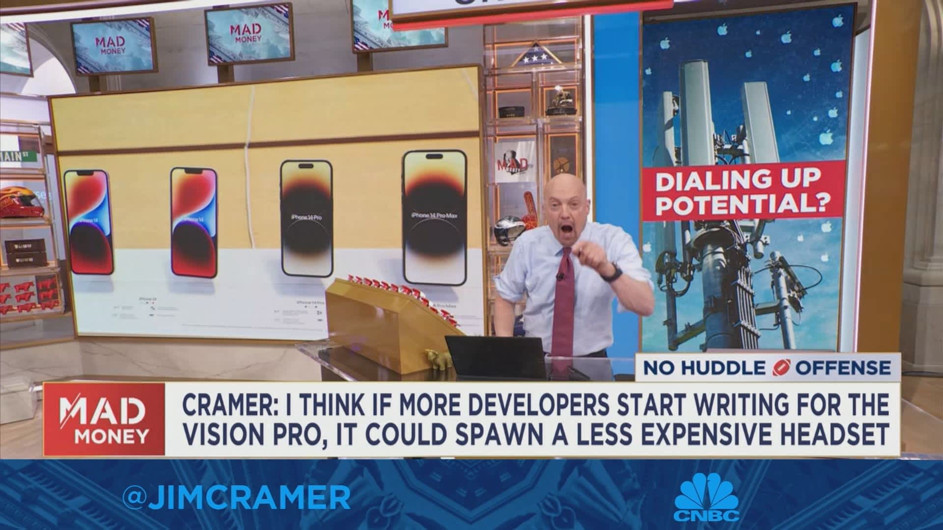Idea that Apple Vision Pro's high price point will be use optimal is 'dead wrong', says Jim Cramer