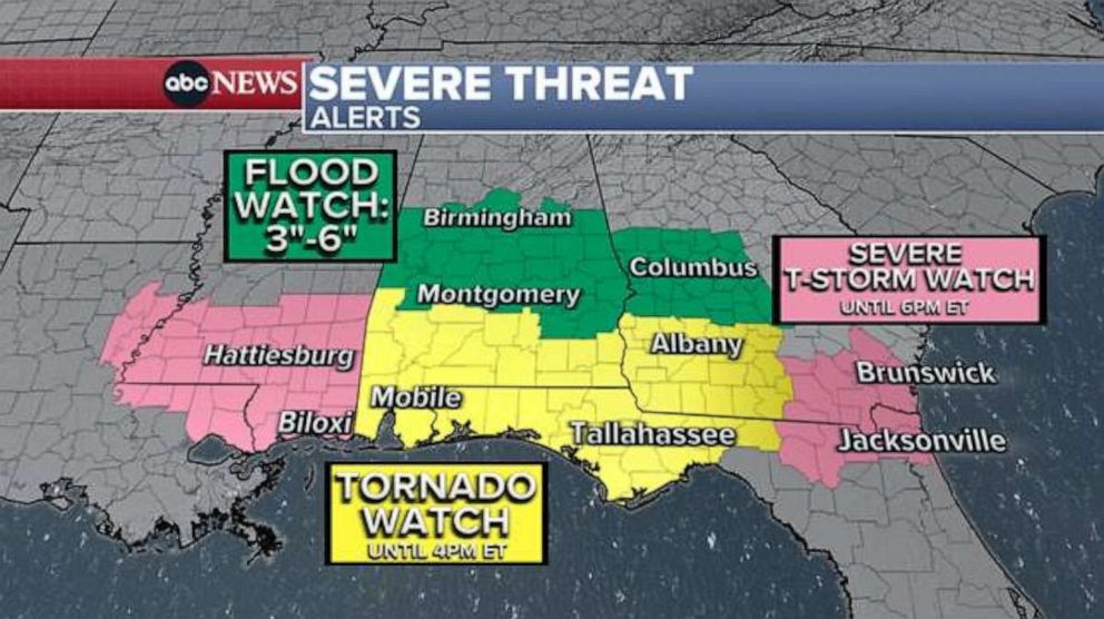 PHOTO: Severe threat alerts.