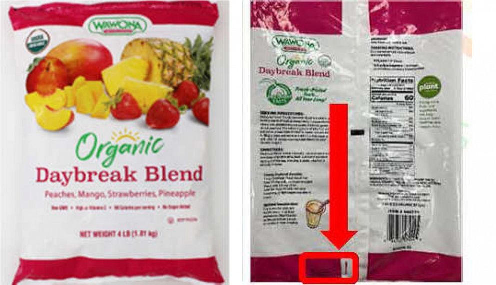 PHOTO: Wawona Frozen Foods is voluntarily recalling year-old packages of its Organic DayBreak Blend distributed to Costco Wholesale stores in Arizona, California, Colorado, Utah and Washington from April 15, 2022 to June 26, 2022.