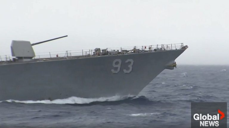 US ship avoids collision after Chinese ship cuts it off