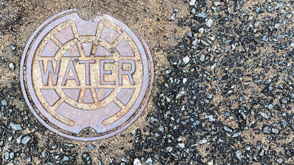 PHOTO: Water supply street cover.