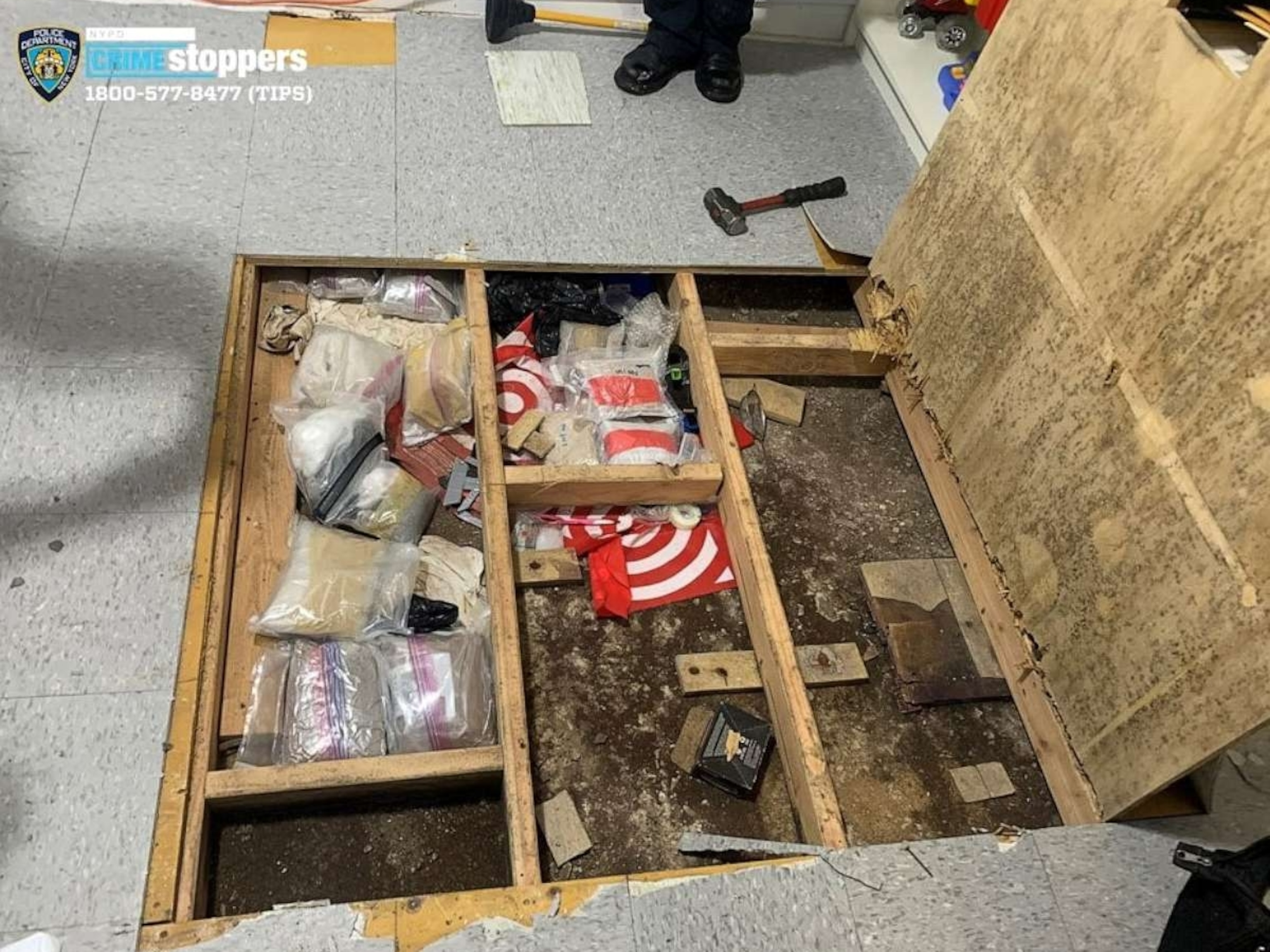 PHOTO: Police said they've found a trap floor with drugs in the play area of a day care where a 1-year-old boy died following exposure to fentanyl.