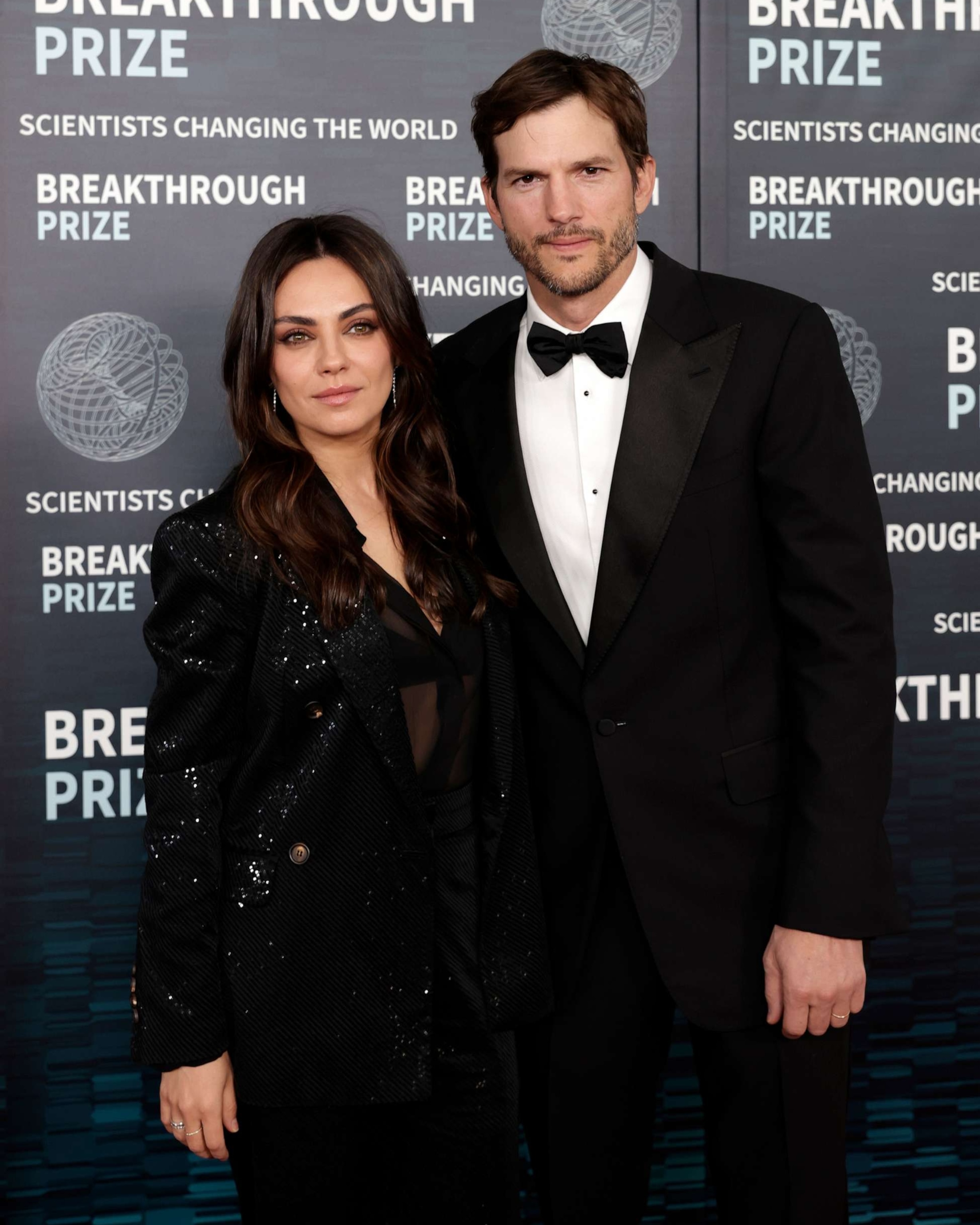 PHOTO: In this April 15, 2023, file photo, Mila Kunis and Ashton Kutcher arrive at tan event in Los Angeles.