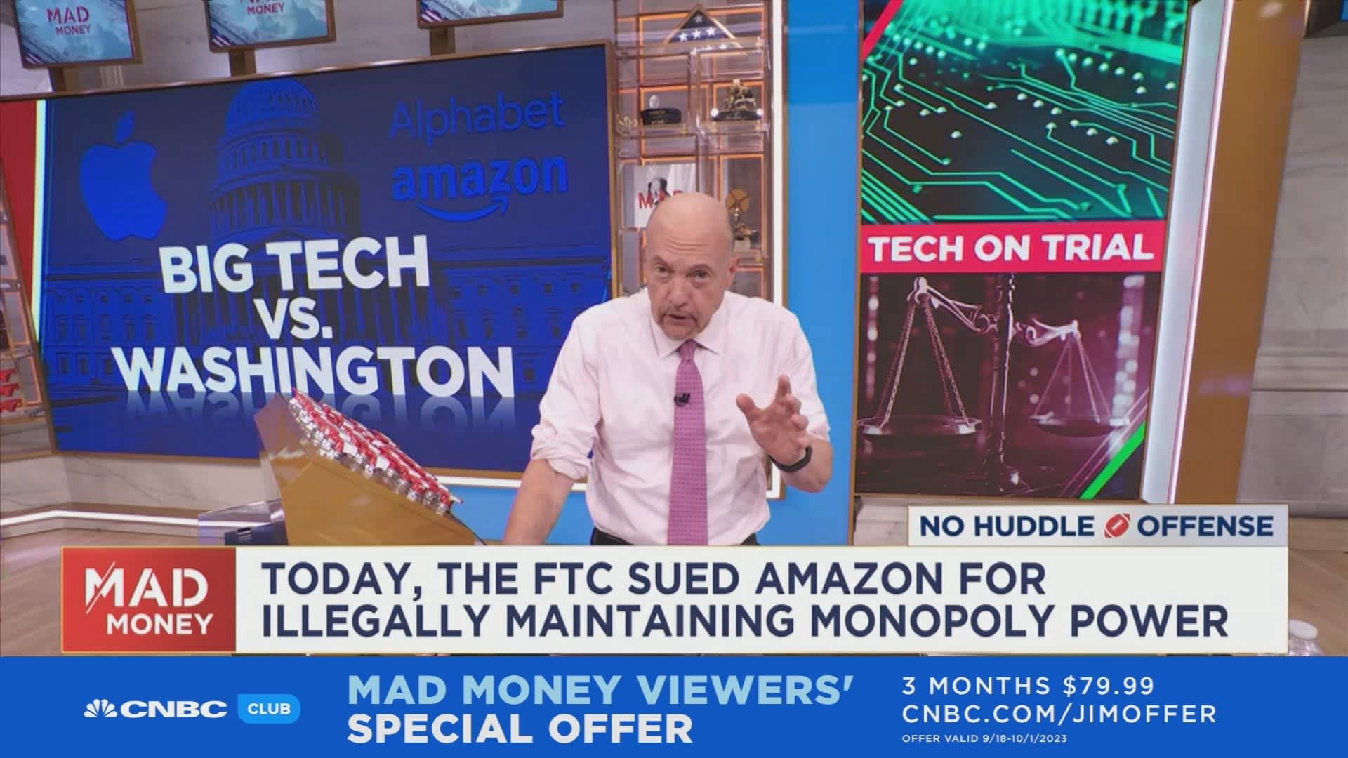 Both Google and Amazon have been fantastic for the consumer, says Jim Cramer