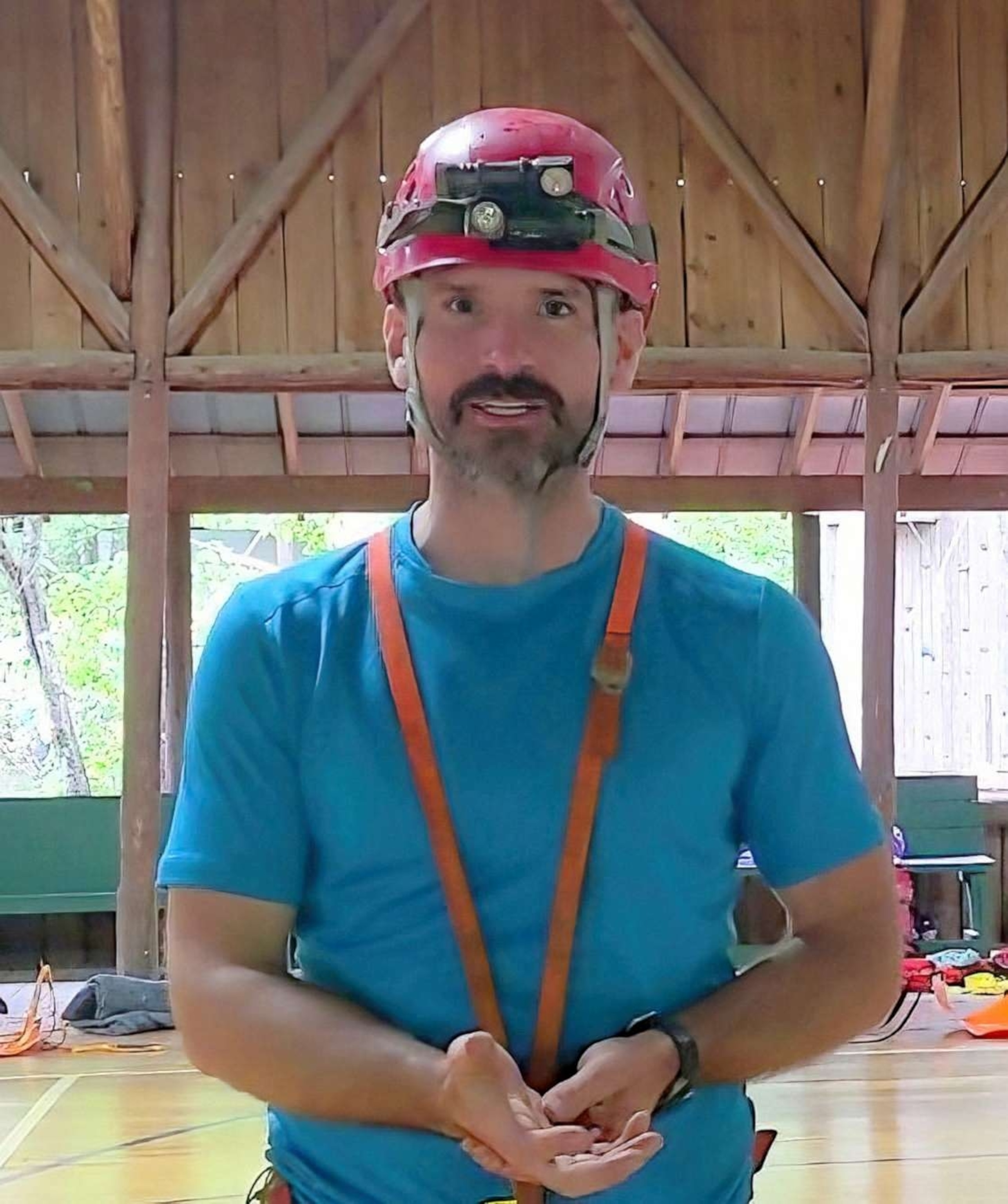 PHOTO: Mark Dickey, the U.S. caver who is currently trapped near Morca, poses in Mentone, Alabama, May 12, 2023.