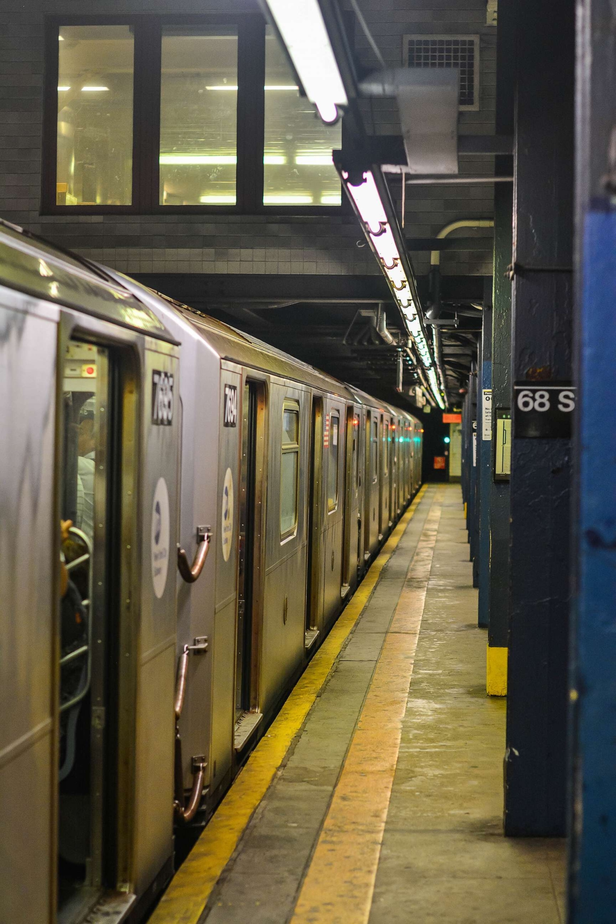 PHOTO: In this undated file photo, a 6 train pulls into the 68th street subway station in New York.