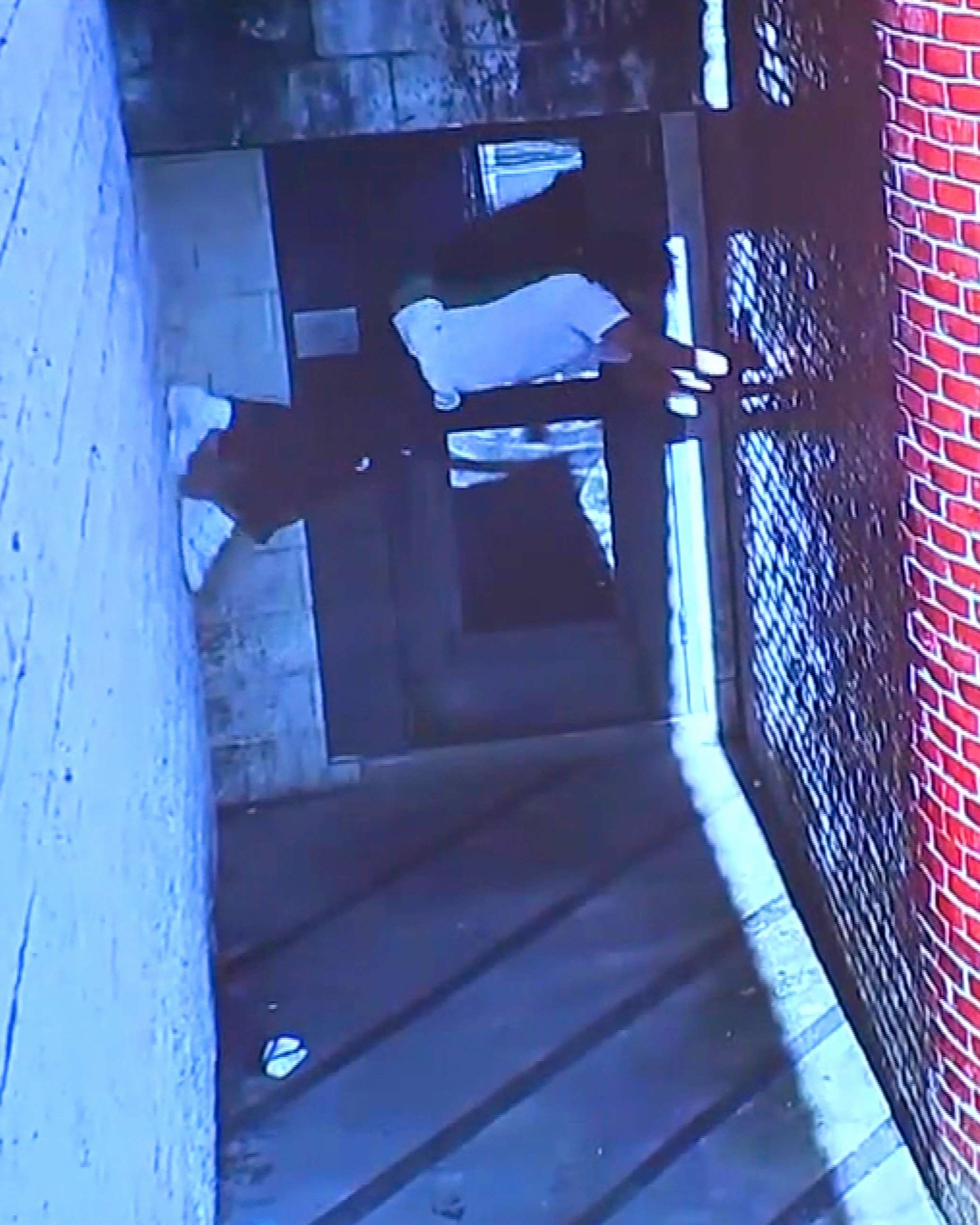 PHOTO: Security video released by Chester County Prison officials on Sept. 6, 2023, shows fugitive Danelo Cavalcante escaping from the facility on Aug. 31 by "crap walking" up a wall to the roof.