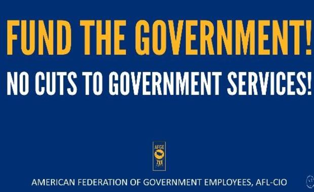 Federal employee unions mobilize on brink of shutdown