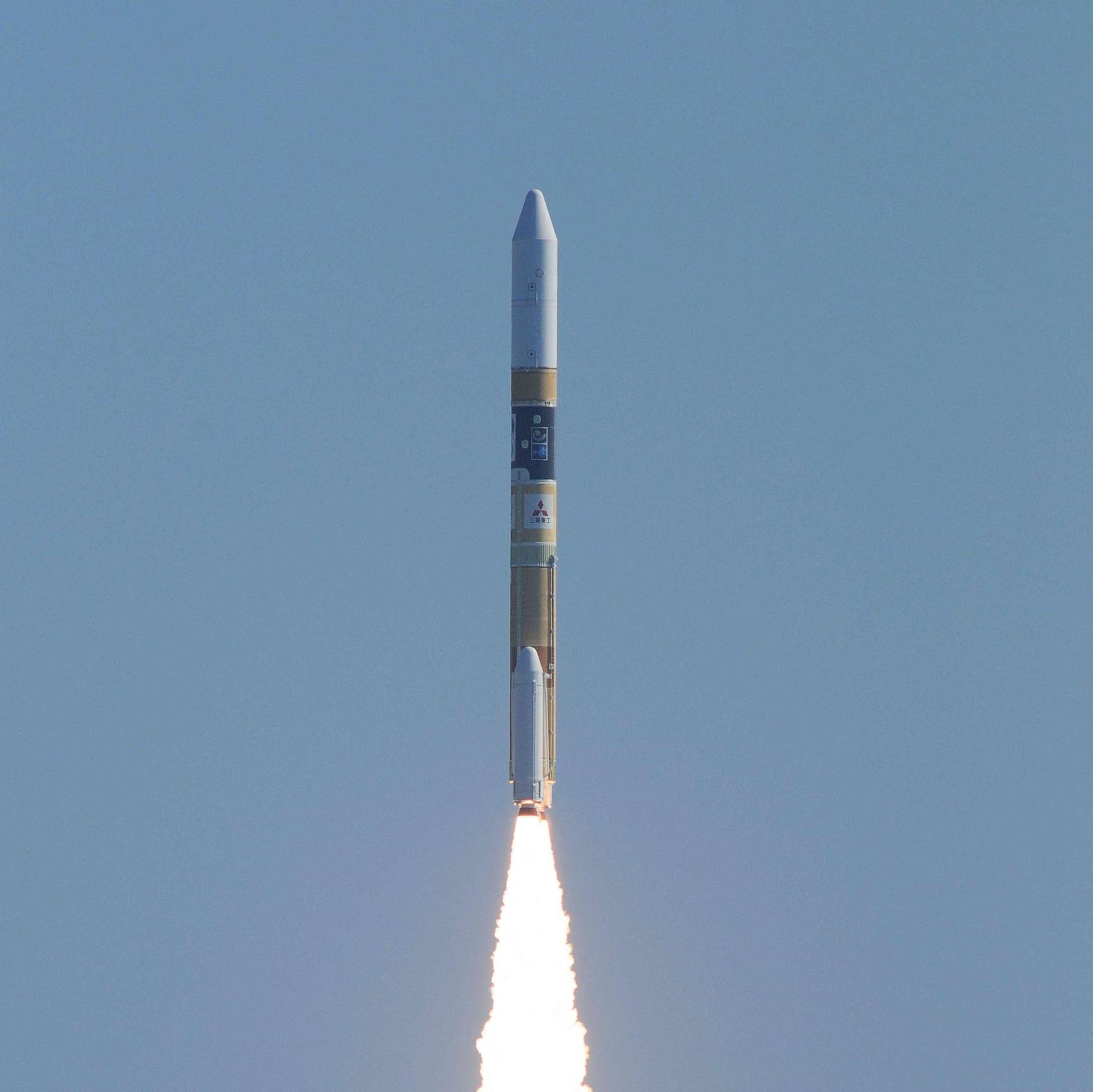 PHOTO: A H-IIA rocket carrying a small lunar surface probe and other objects lifting off from the Tanegashima Space Centre on Tanegashima island, Kagoshima prefecture, Sept. 7, 2023.