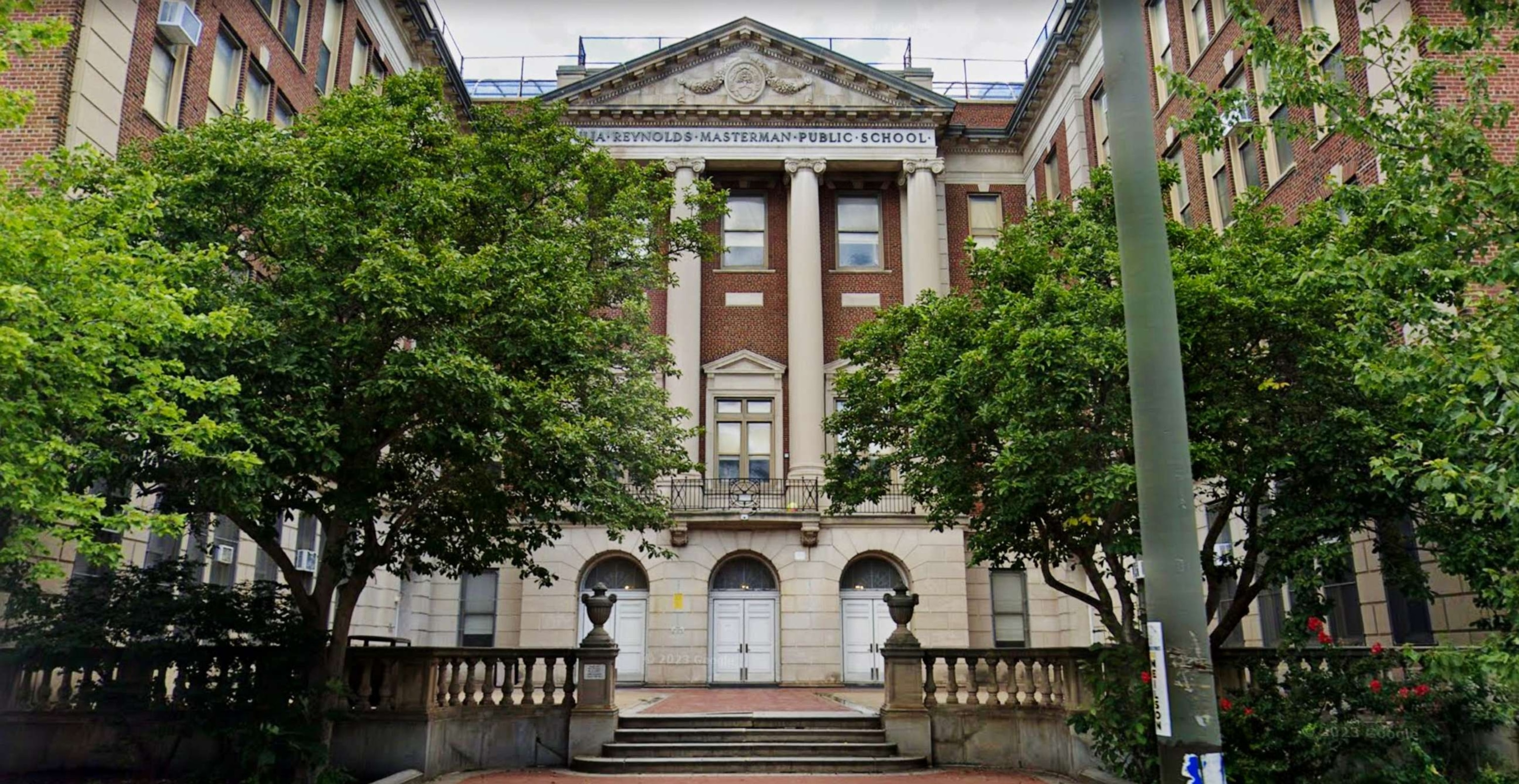 PHOTO: The Julia Reynolds Masterman Laboratory and Demonstration School, a middle and secondary school located in Philadelphia, is seen is a Google Maps Street View image.