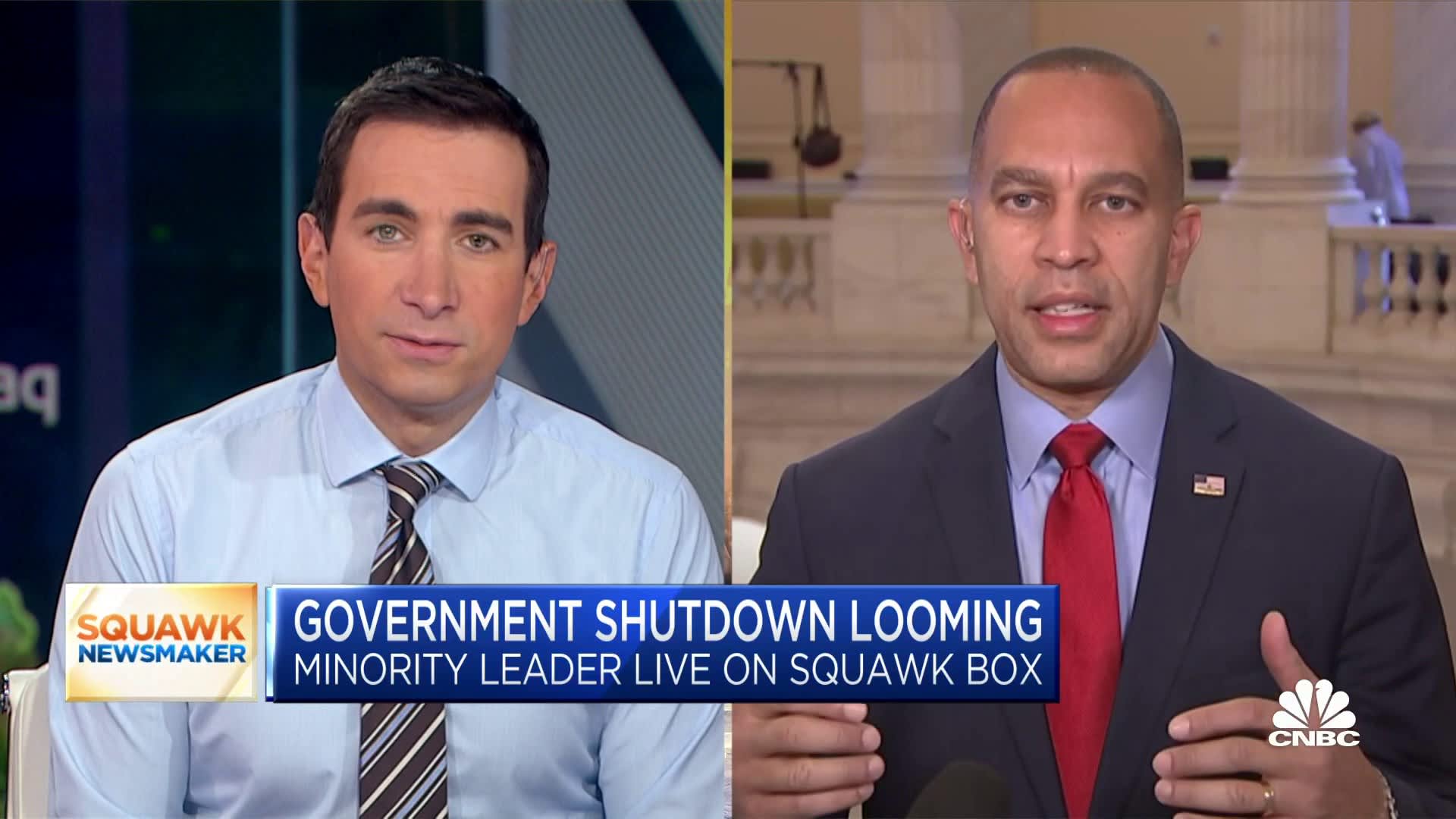 House Minority Leader Jeffries: House Dems would back Senate's funding bill to avoid shutdown