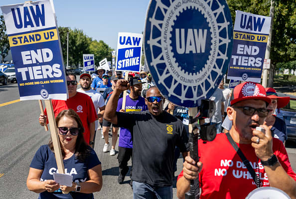 UAW announces new strikes at GM and Ford plants, spares Stellantis citing ‘momentum’ in talks