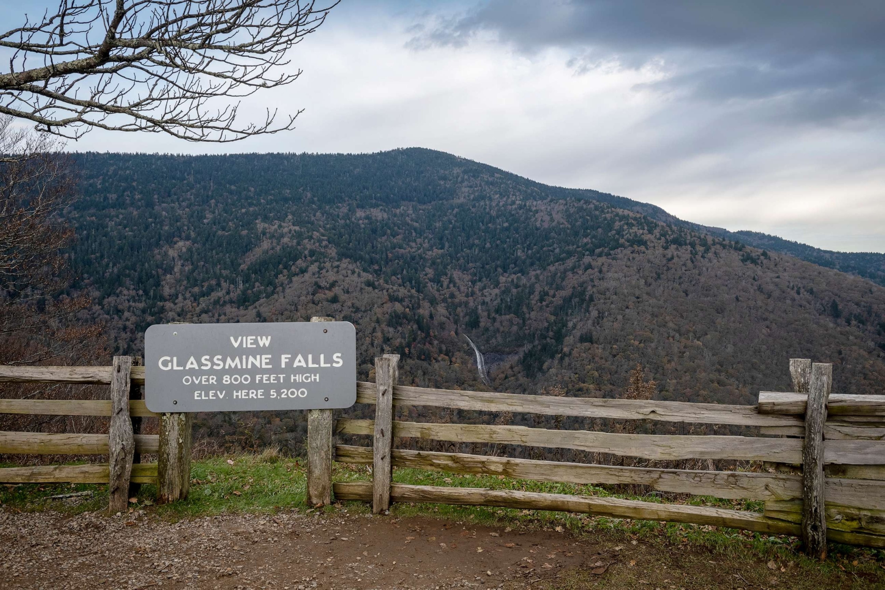 PHOTO: The Glassmine Falls overlook on the Blue Ridge Parkway near Asheville, N.C. in this undated stock photo.