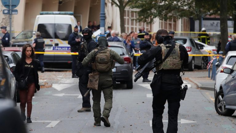 A teacher dies and 2 people are wounded in a stabbing in a French school