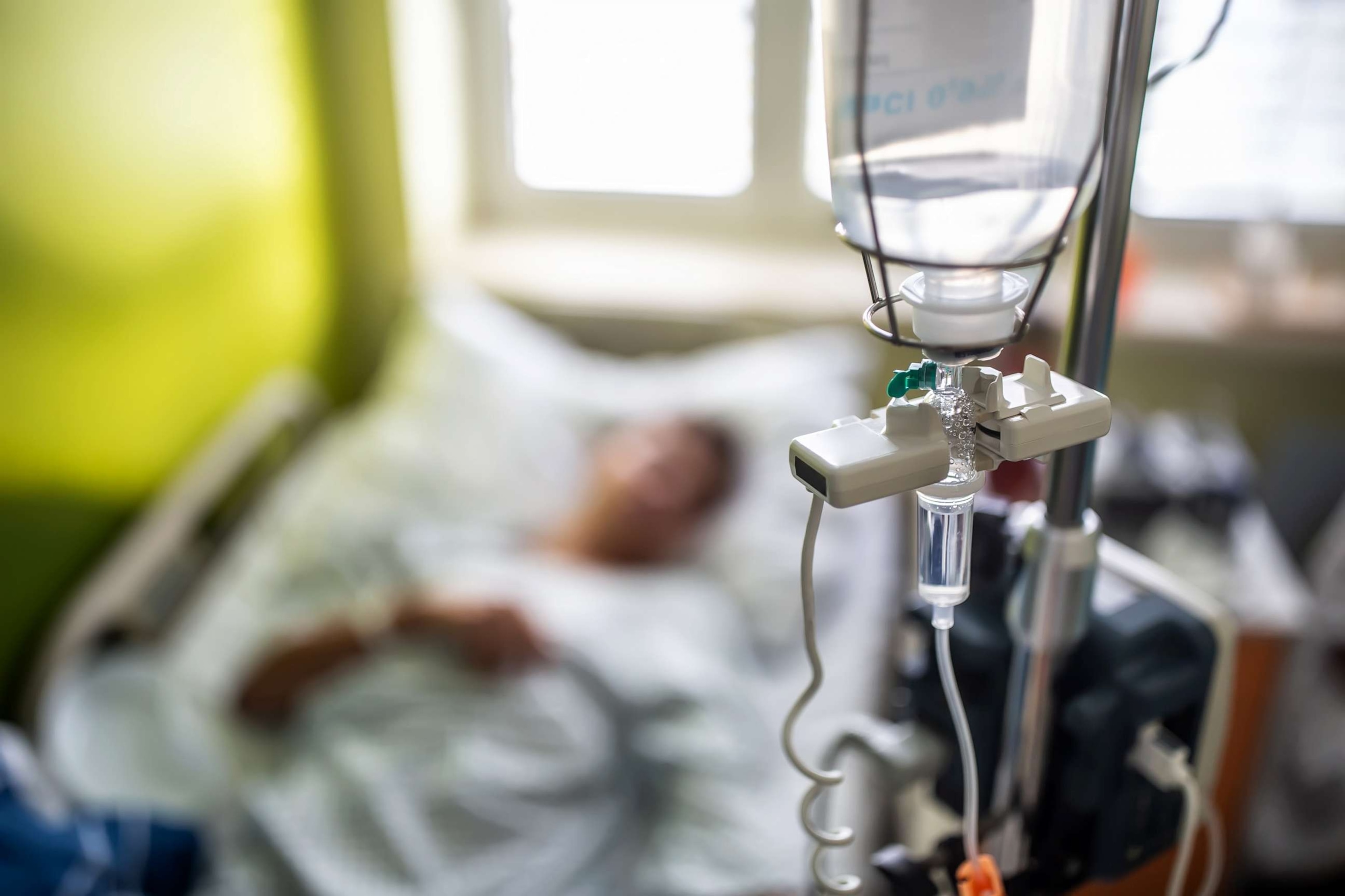 PHOTO: Stock photo of a patient receiving chemotherapy.