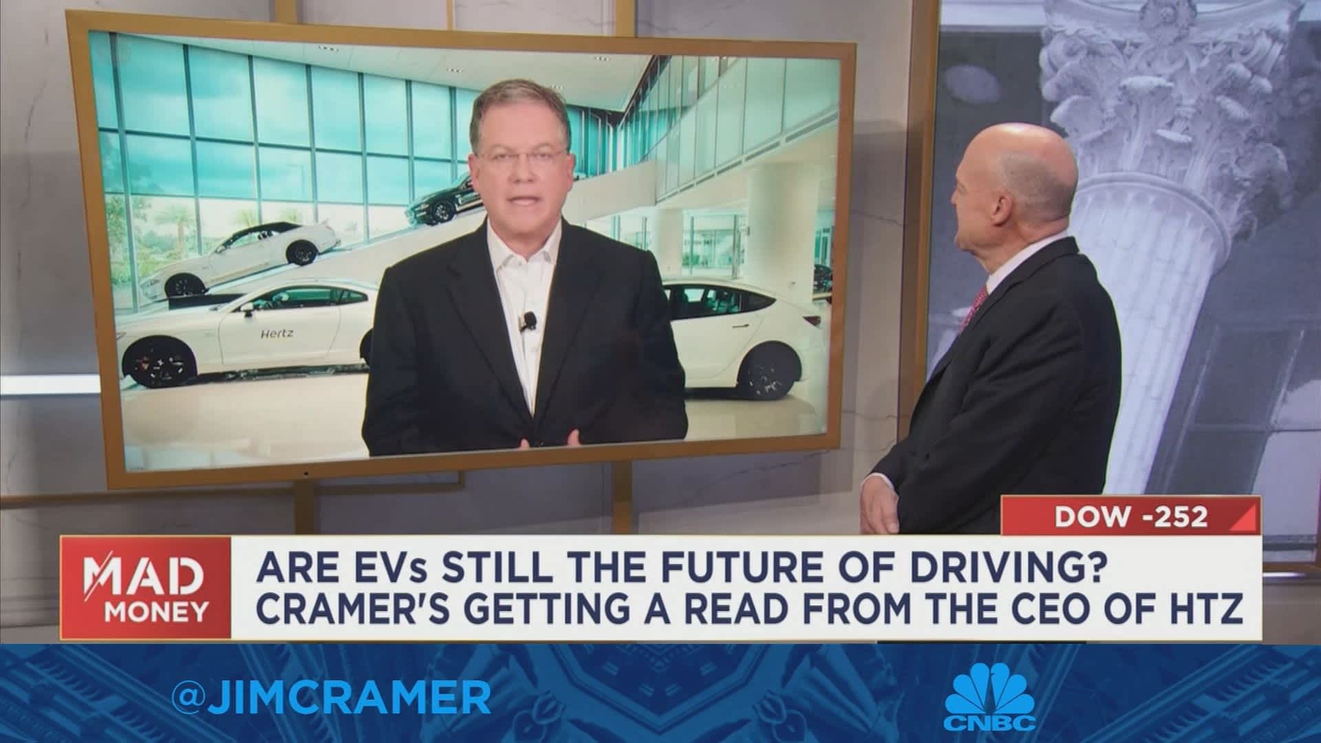 Depreciation on EVs went up because of Tesla's price cuts, says Hertz CEO Stephen Scherr