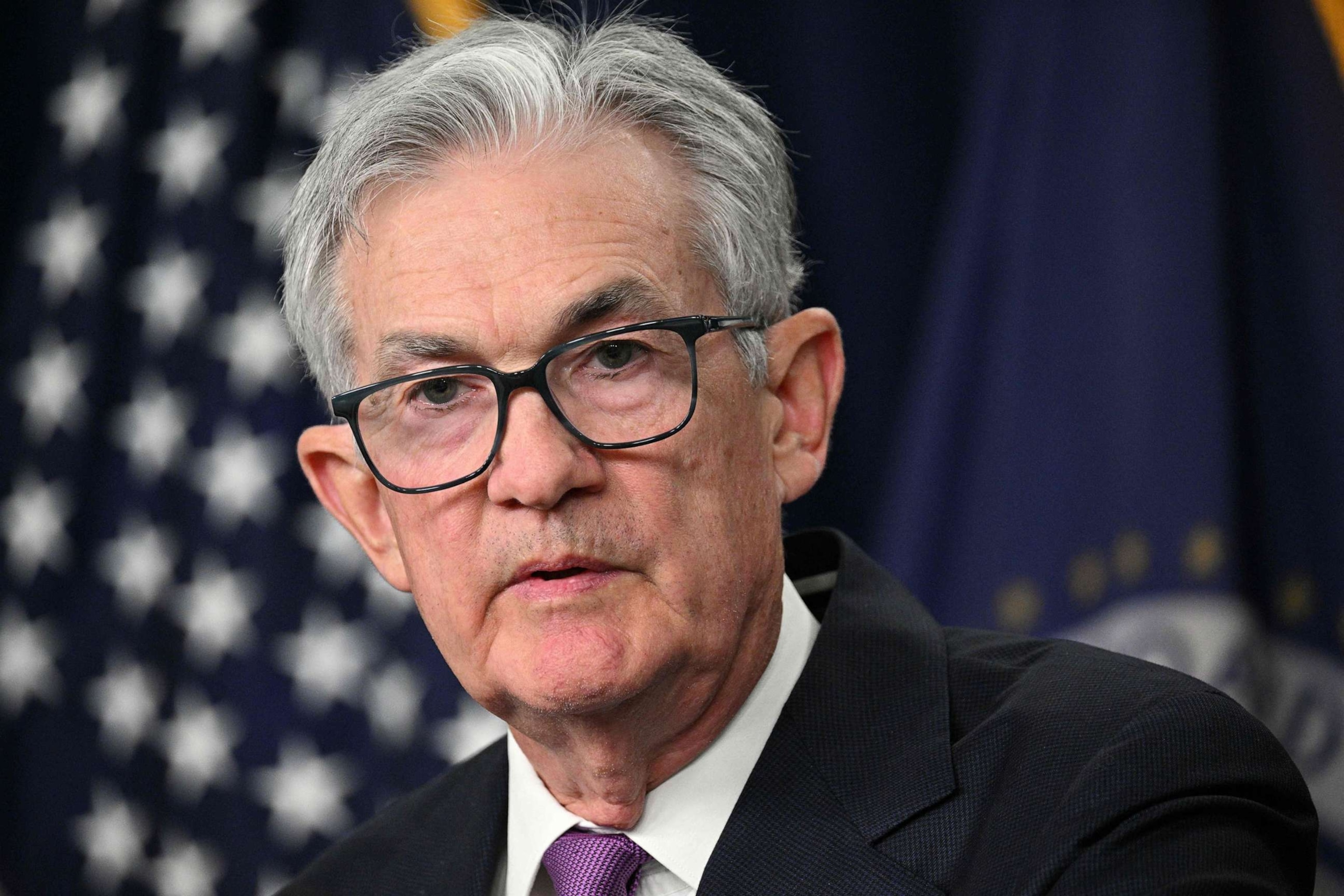PHOTO: Federal Reserve Chairman Jerome Powell holds a press conference in Washington, D.C., Sept., 20, 2023.