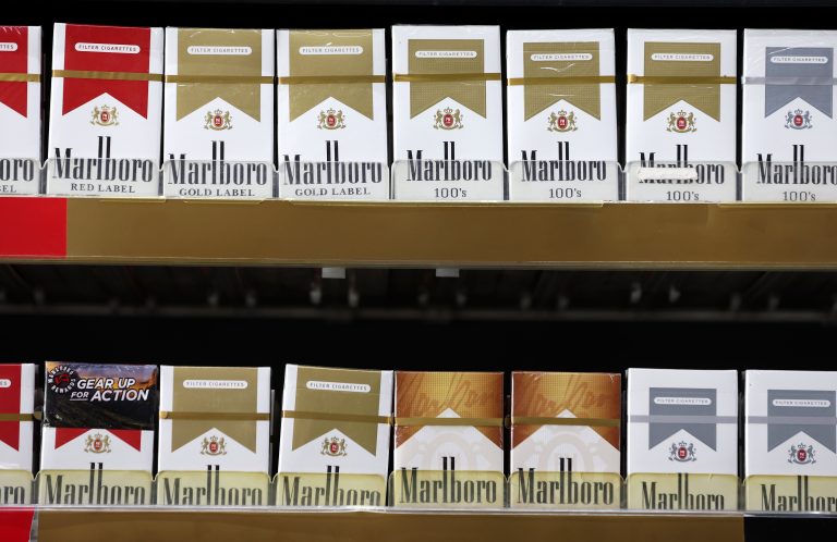 Marlboro maker Altria reports declining revenue, citing competition from illicit e-vapor products