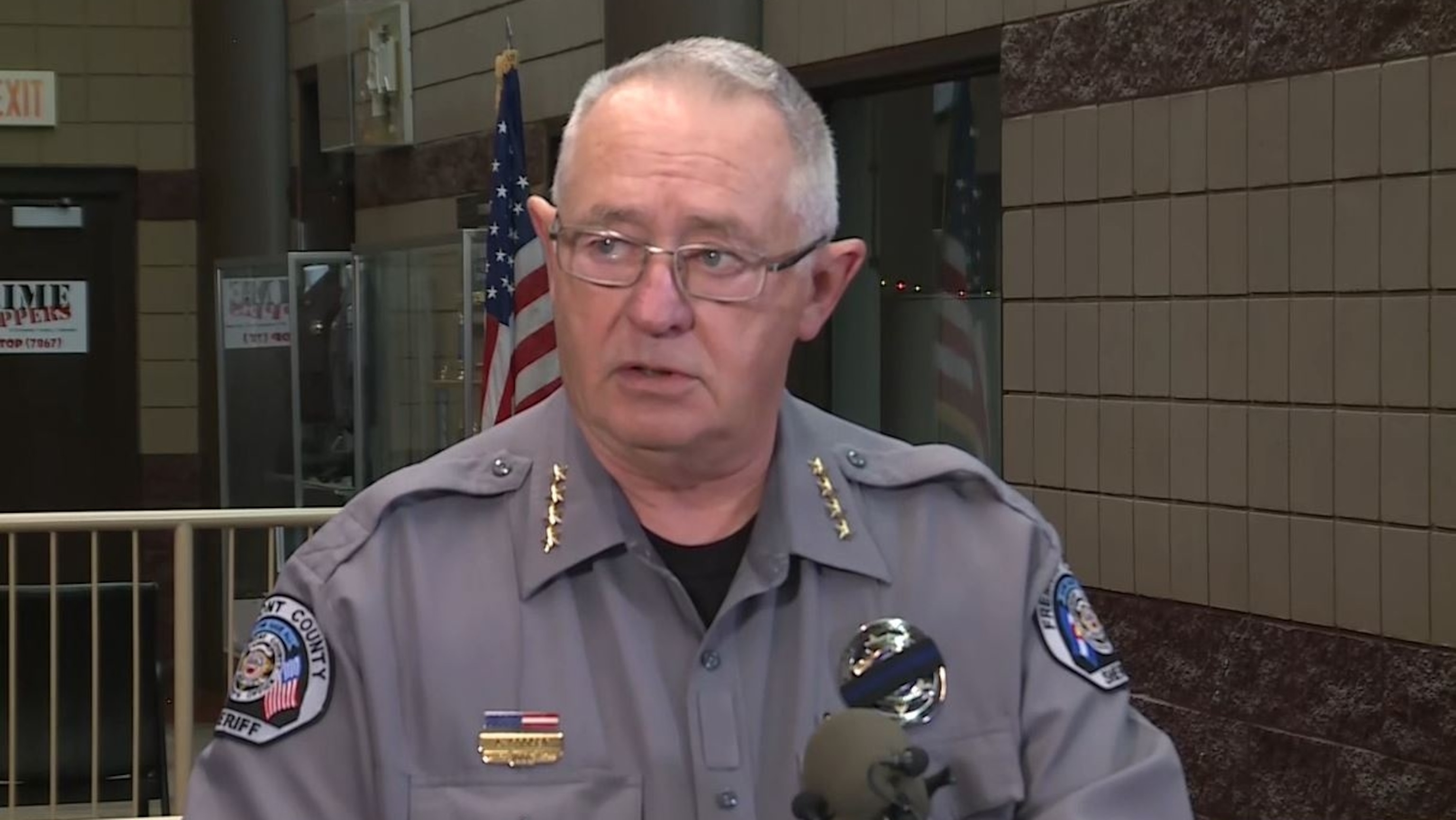 PHOTO: Fremont County Sheriff Allen Cooper said over 115 decomposing bodies were found at a funeral home in Penrose, Colo., on Oct. 4, 2023.