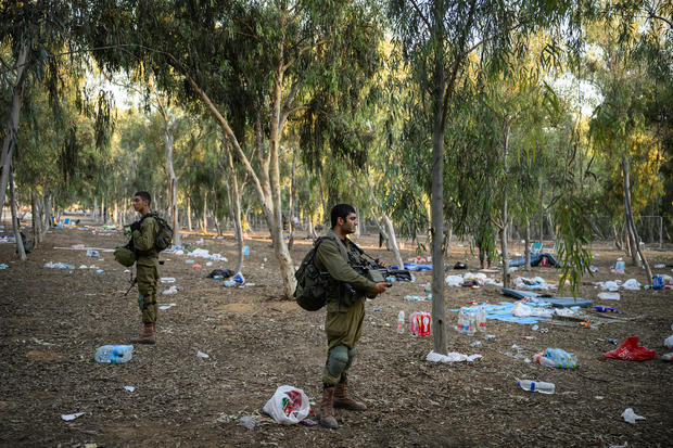 Site of Israeli music festival massacre holds remants of horror