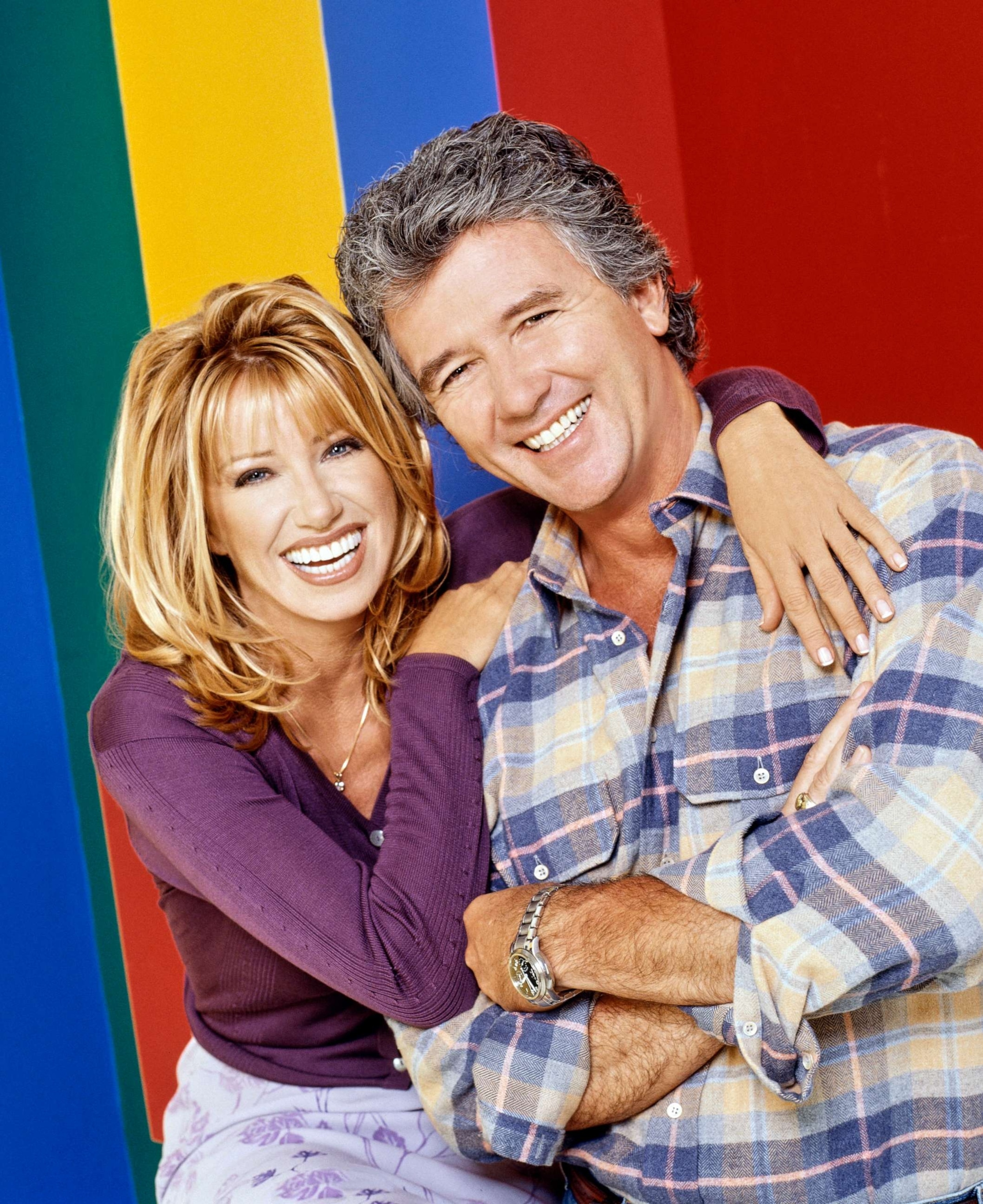 PHOTO: Suzanne Somers, as Carol Foster Lambert, and Patrick Duffy, as Frank Lambert, in a promotional photo for "Step by Step."