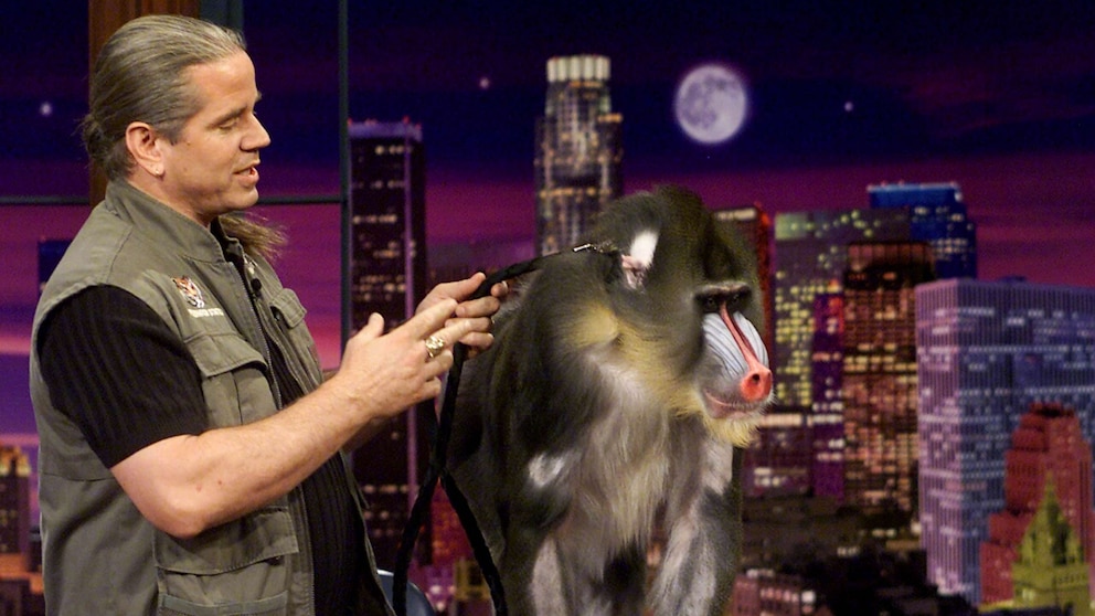 Animal expert Doc Antle during an interview with host Jay Leno, May 1, 2002.