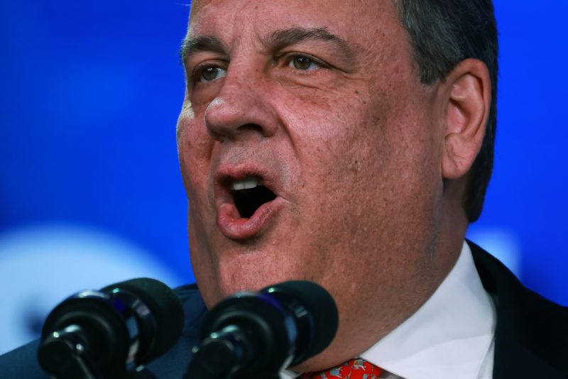 KISSIMMEE, FLORIDA - NOVEMBER 04: Republican presidential candidate and former Governor of New Jersey Chris Christie speaks during the Florida Freedom Summit at the Gaylord Palms Resort on November 04, 2023 in Kissimmee, Florida. The Republican Party of Florida hosted the summit as candidates continue to campaign across the country. (Photo by Joe Raedle/Getty Images)