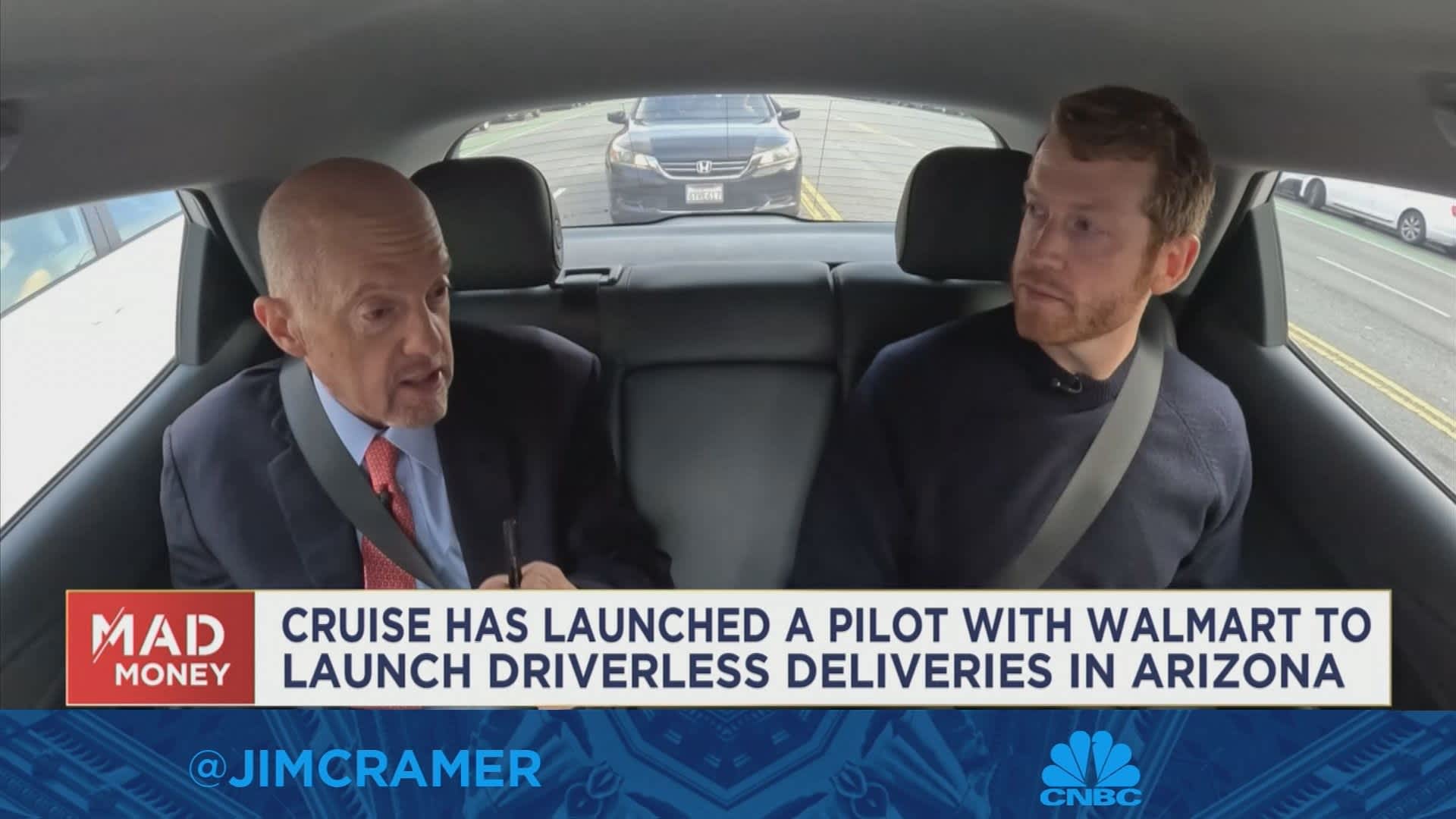 Cruise CEO takes a spin with Jim Cramer in an autonomous car