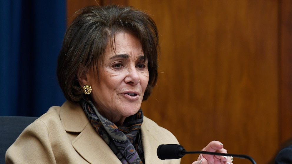 FILE - House Commerce subcommittee chair Rep. Anna Eshoo, D-Calif., speaks, Feb. 26, 2020, during a hearing on the budget and the coronavirus threat, on Capitol Hill in Washington. Eshoo announced Tuesday she is not running for reelection next year, which marks the end of her more than three decades in Congress representing California’s Silicon Valley. (AP Photo/Susan Walsh, File )