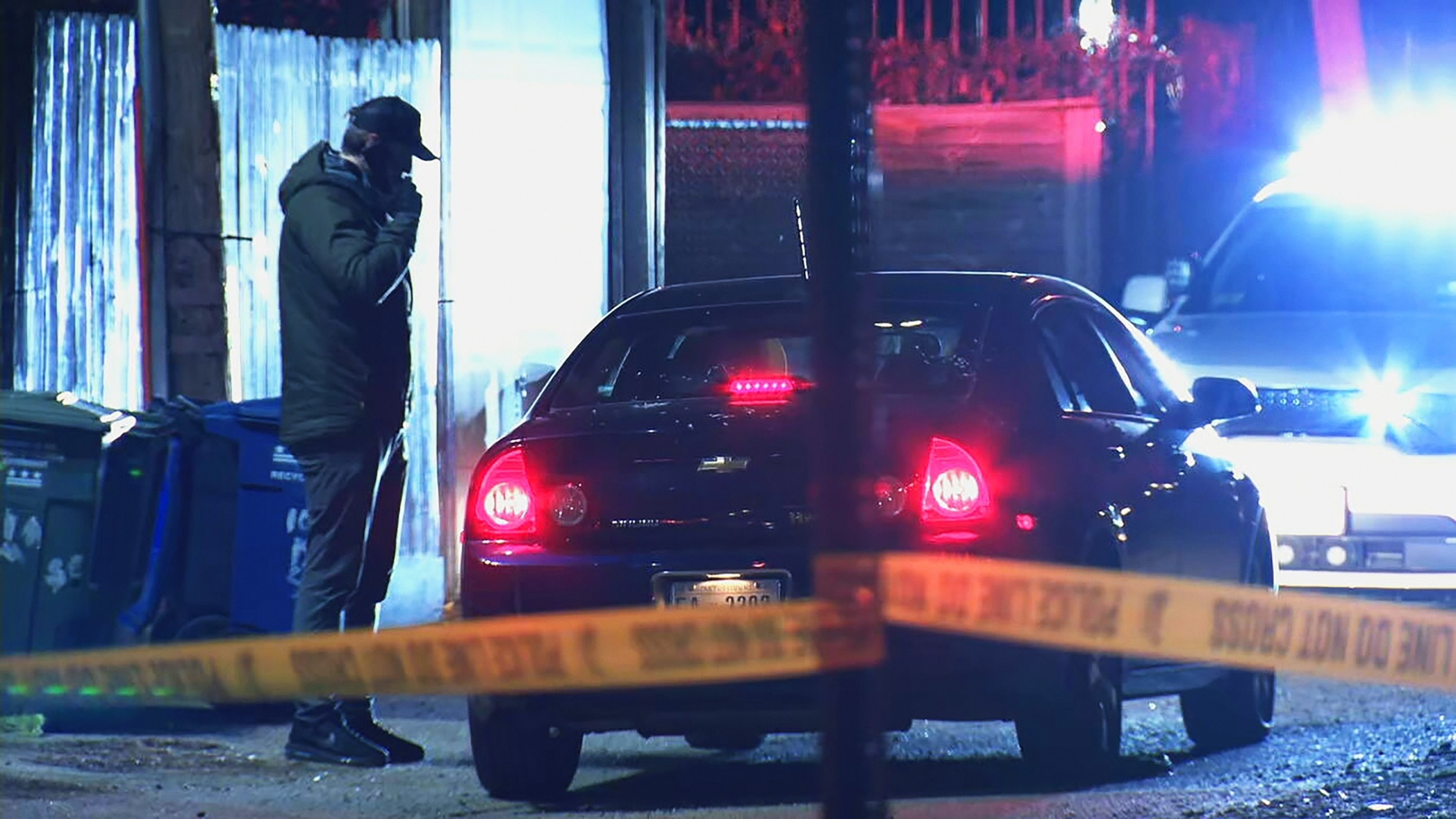 PHOTO: Investigators examine recovered FBI vehicle for evidence.