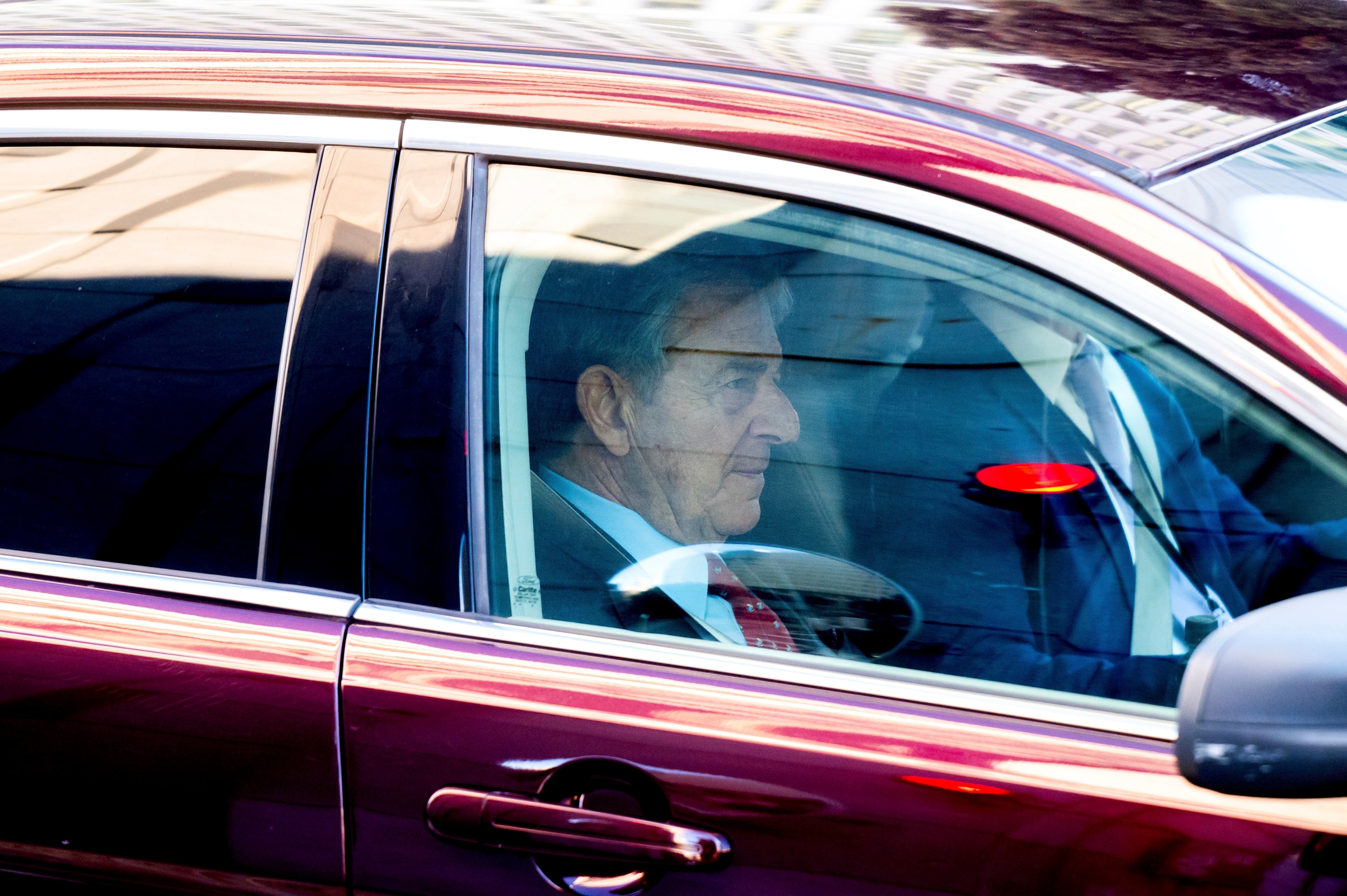 PHOTO: Paul Pelosi, husband of former House Speaker Nancy Pelosi, leaves the Phillip Burton Federal Building and U.S. Courthouse after testifying in the federal trial of David DePape in San Francisco, Nov. 13, 2023. 