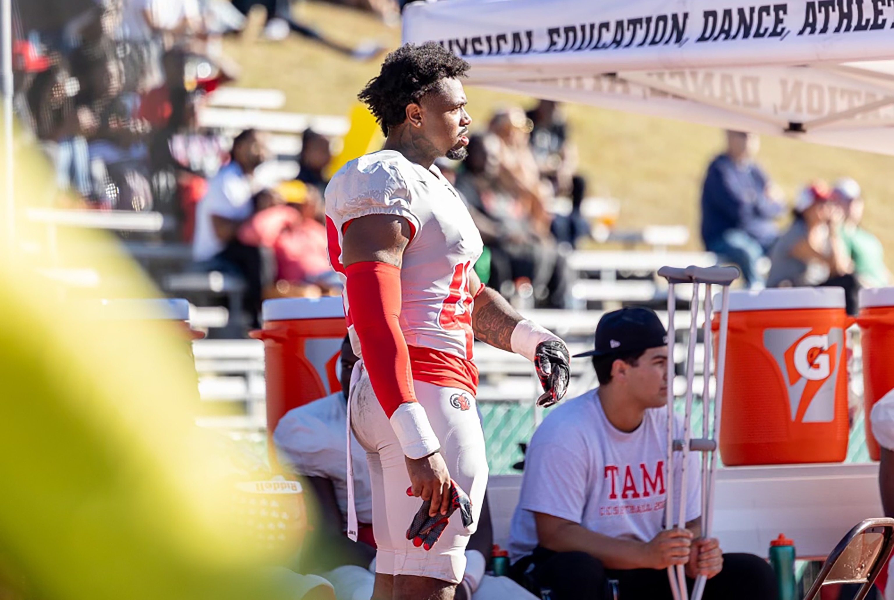 PHOTO: K'aun Green was a football player at Contra Costa at the time of the shooting.