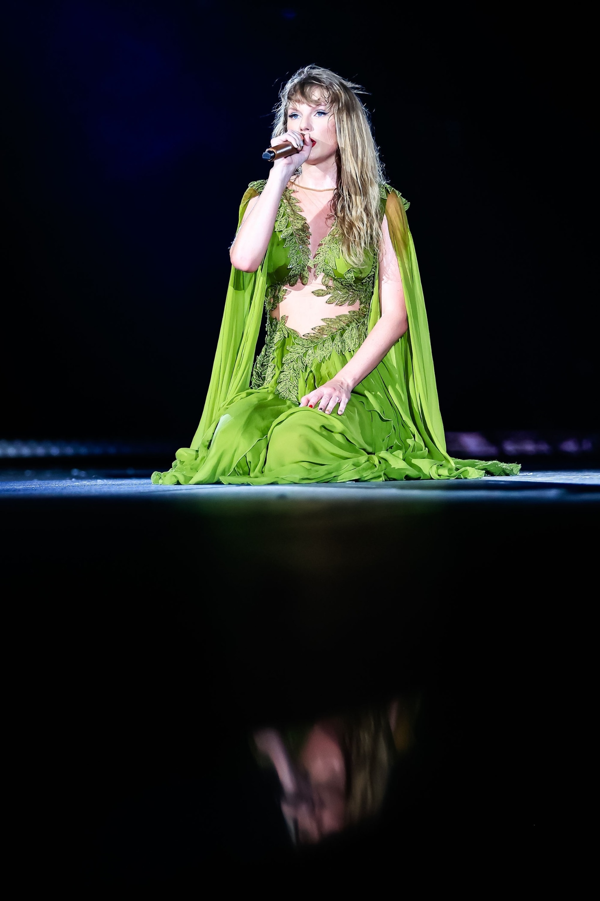PHOTO: Taylor Swift performs onstage during "Taylor Swift | The Eras Tour" at Estadio Olimpico Nilton Santos on Nov. 17, 2023, in Rio de Janeiro.