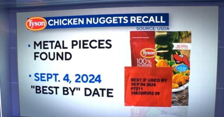 Tyson recalls nearly 30,000 pounds of chicken nuggets