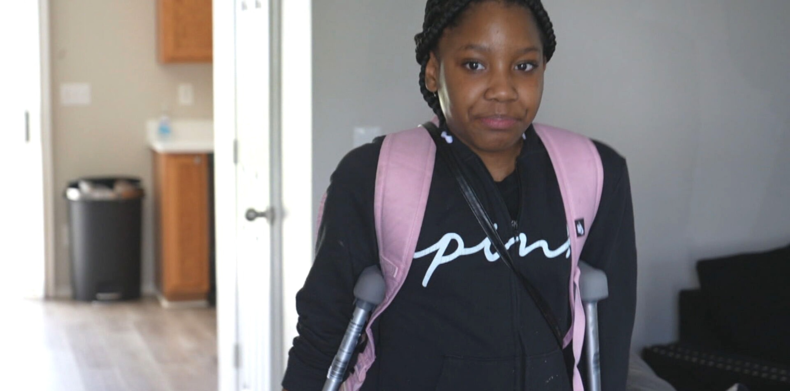 PHOTO: Aalayah Fulmore is still recovering from being shot in her home last year.
